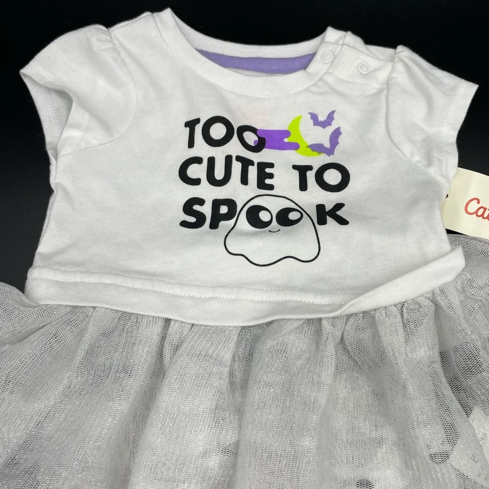 Cat & Jack 6-9 months too cute to spook 2 piece set - Picture 4 of 6